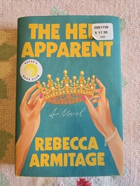 The Heir Apparent by Rebecca Armitage - Teal & Yellow Cover Hardcover